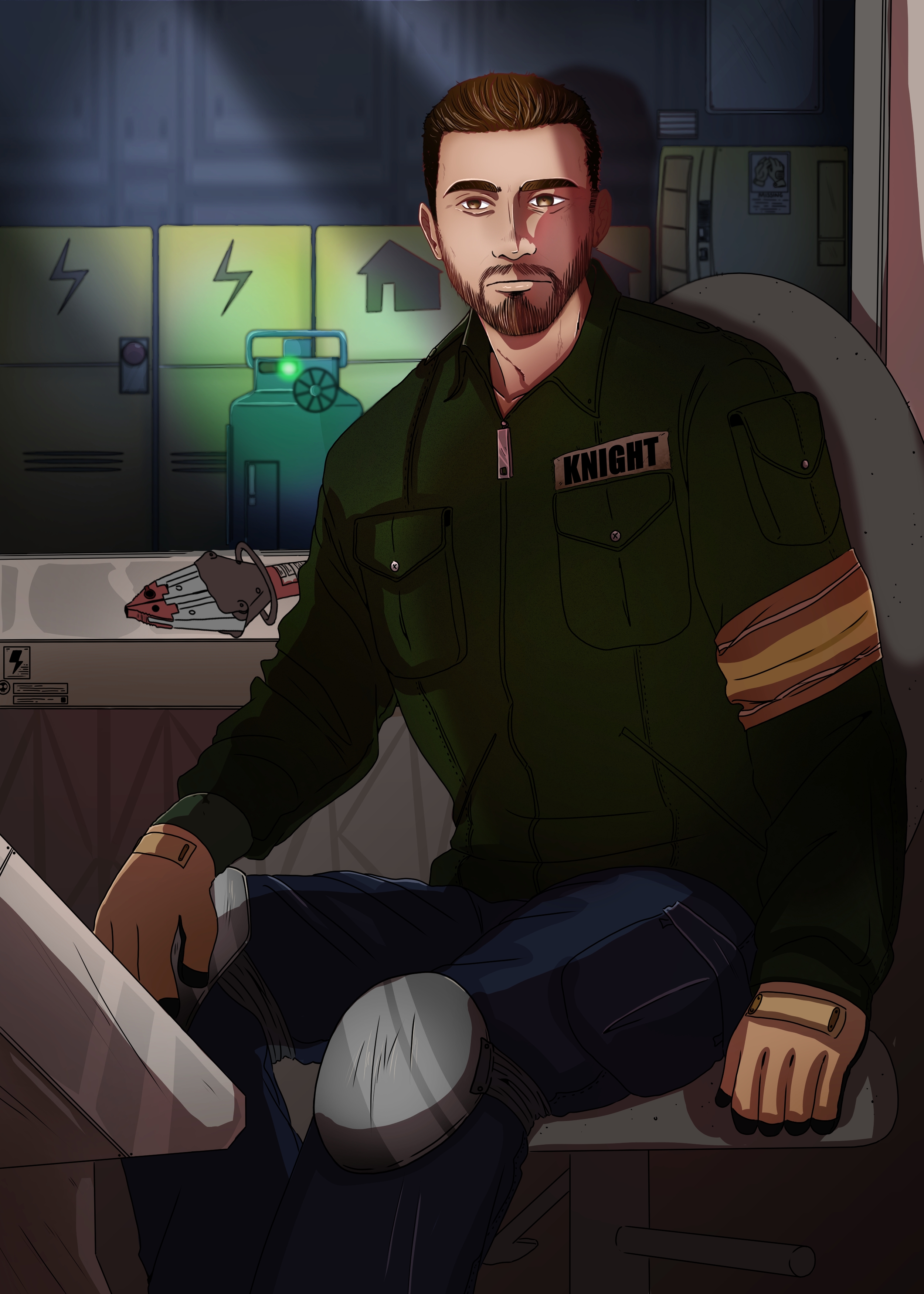 Bradley Knight commission Gman
